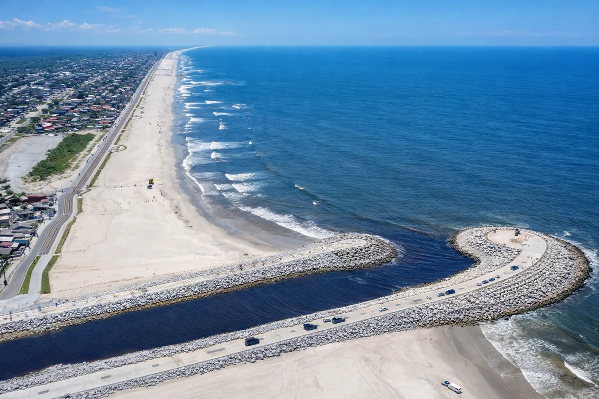 O litoral do Paraná em 2026: ponte, engorda, novo calçadão - o que mudou e o que significa para quem tem imóvel